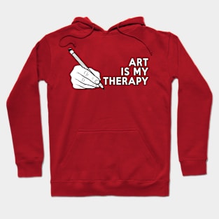 Art is My Therapy Hoodie